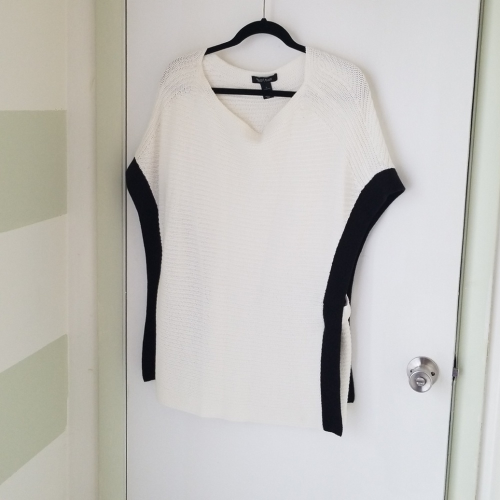 Black-and-white White House black market sweater